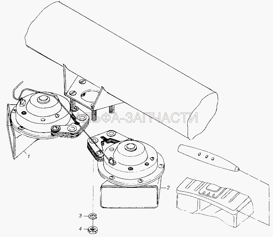 Установка электрических сигналов (250508 Гайка М6-6Н ОСТ 37.001.124 -75) 